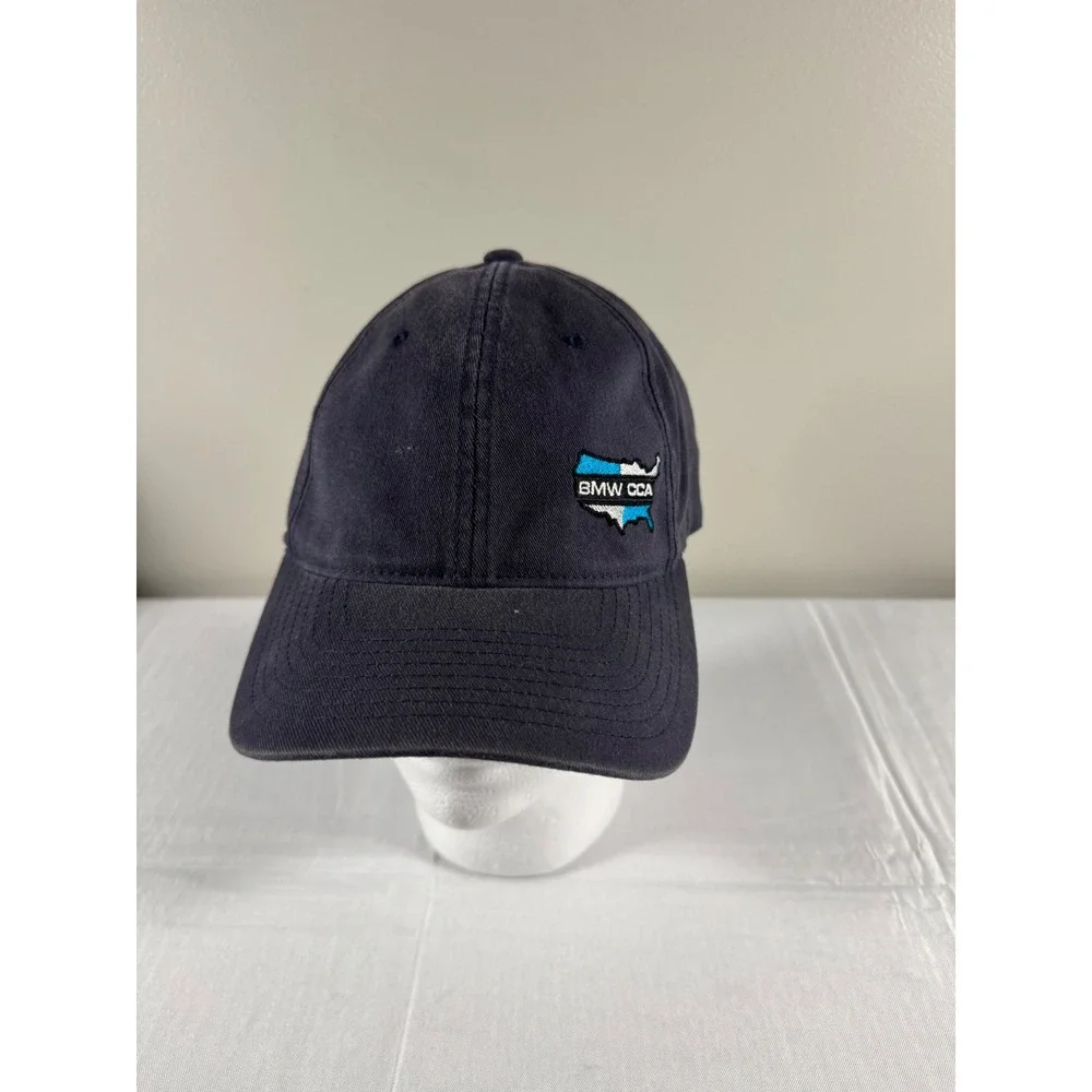 New Era 39THIRTY BMW CCA Car Club America Navy Blue Stretch Fit Hat L/XL